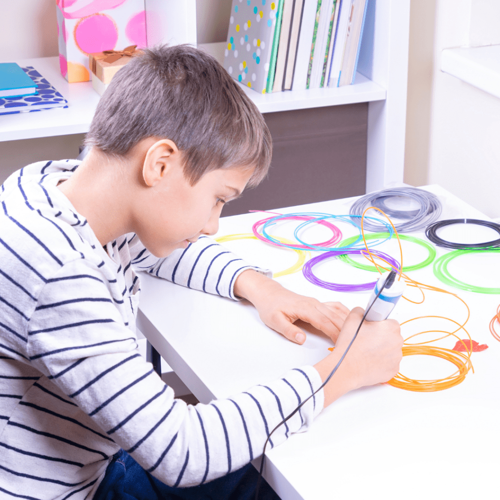 Los bolígrafos 3D para niños.